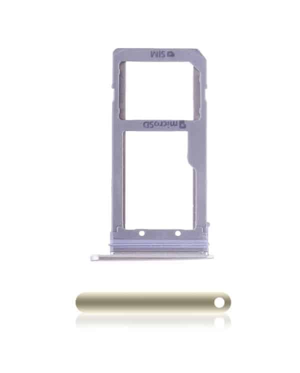 Sim Tray For Samsung Galaxy S7 Edge (Gold)