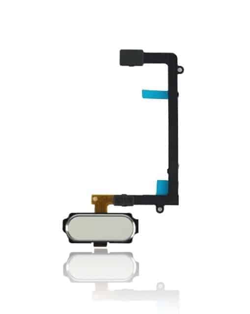 Home Button With Flex Cable For Samsung Galaxy S6 Edge (White)