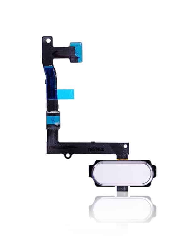 Home Button With Flex Cable For Samsung Galaxy S6 Edge Plus (White Pearl)