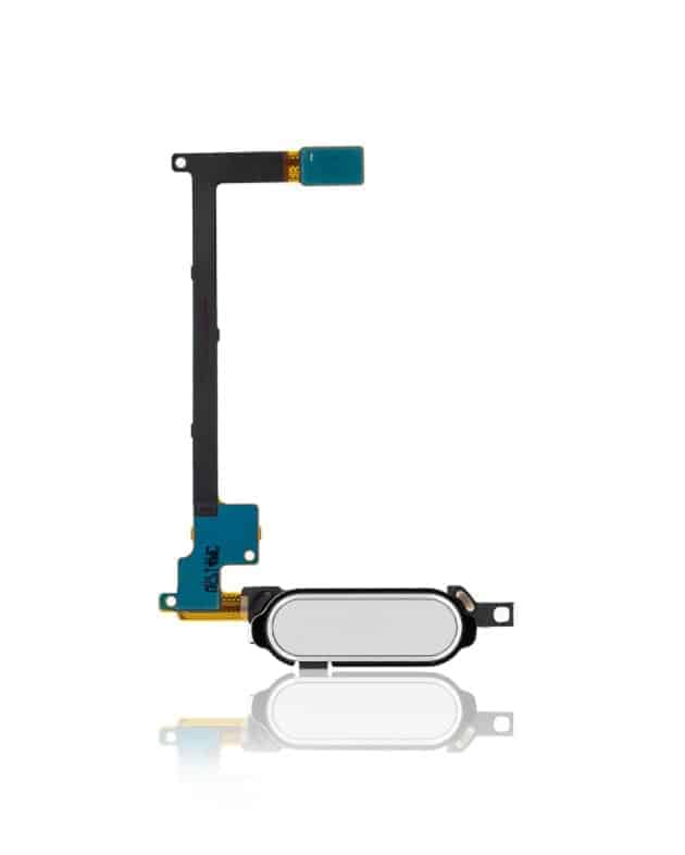 Home Button With Flex For Samsung Galaxy Note 4 (White)