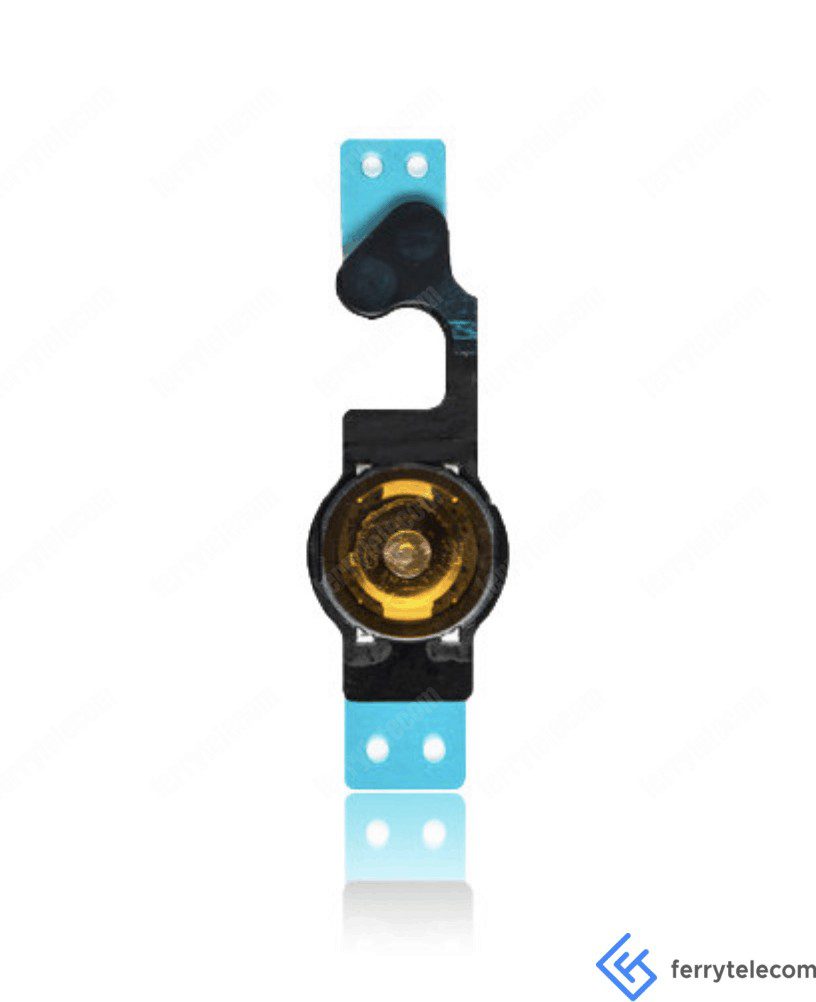 Home Button With Flex Cable Compatible For iPhone 5 (Black)