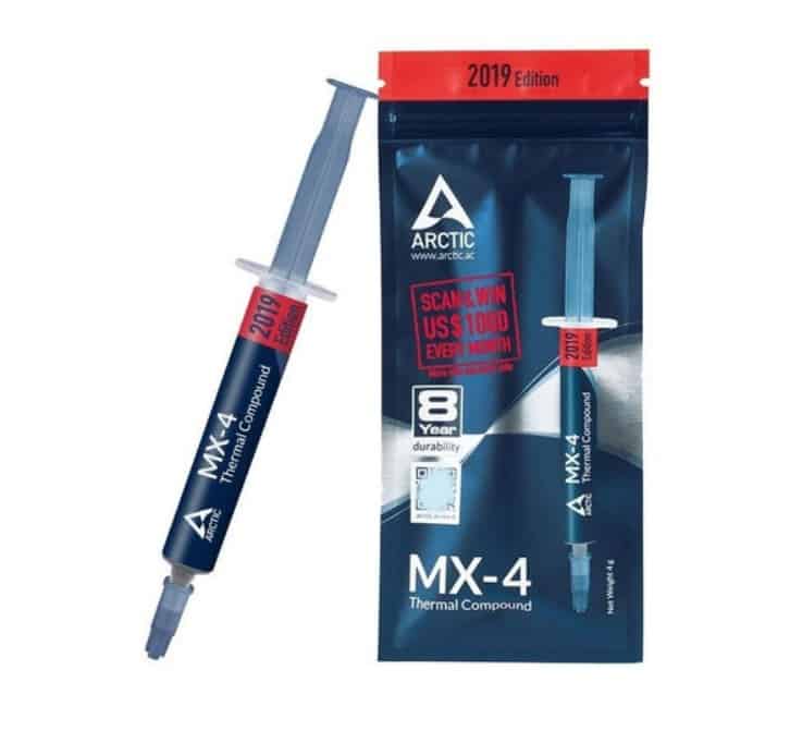 Arctic Mx-4 Thermal Compound Paste: Carbon Based High Performance: Heatsink Paste (4G)