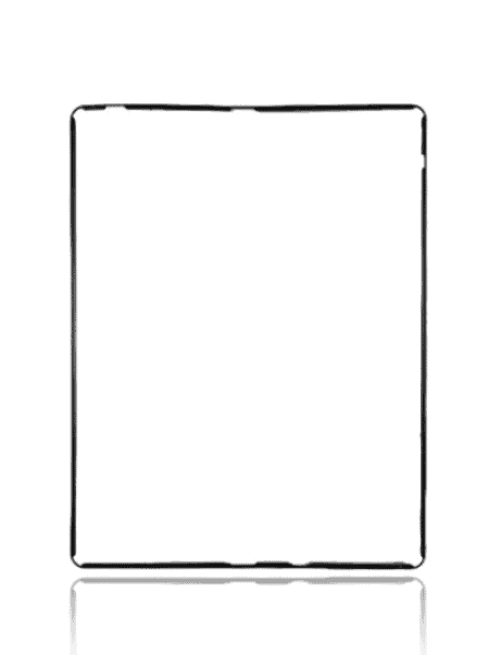 Frame With Adhesive For iPad 3 / 4 (Black)