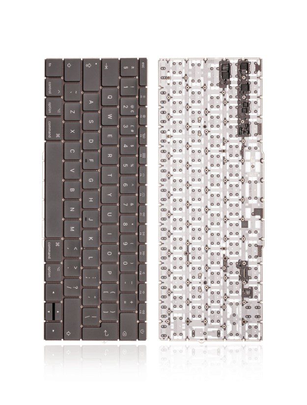 Keyboard W/ Backlight & Screws For Macbook Pro 13" Retina (A1708 / Late 2016 / Mid 2017) (Uk English)