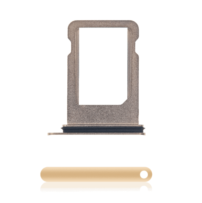 SIM Tray Compatible For iPhone X (Gold)