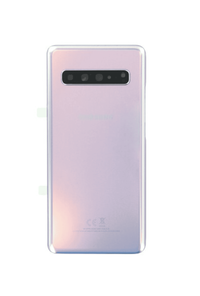 Back Cover With Camera Lens For Samsung Galaxy S10 5G (Crown Silver)