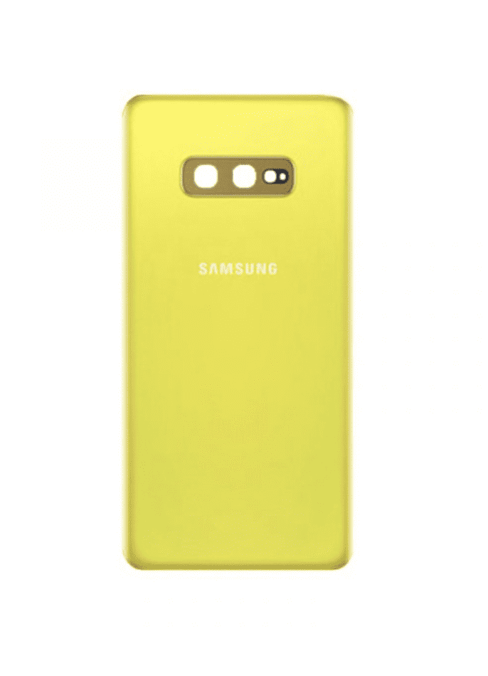 Back Cover With Camera Lens For Samsung Galaxy S10E (Yellow)