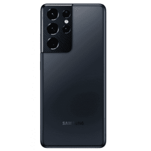 Back Cover Glass With Camera Lens for S21 Ultra (Phantom Blue)