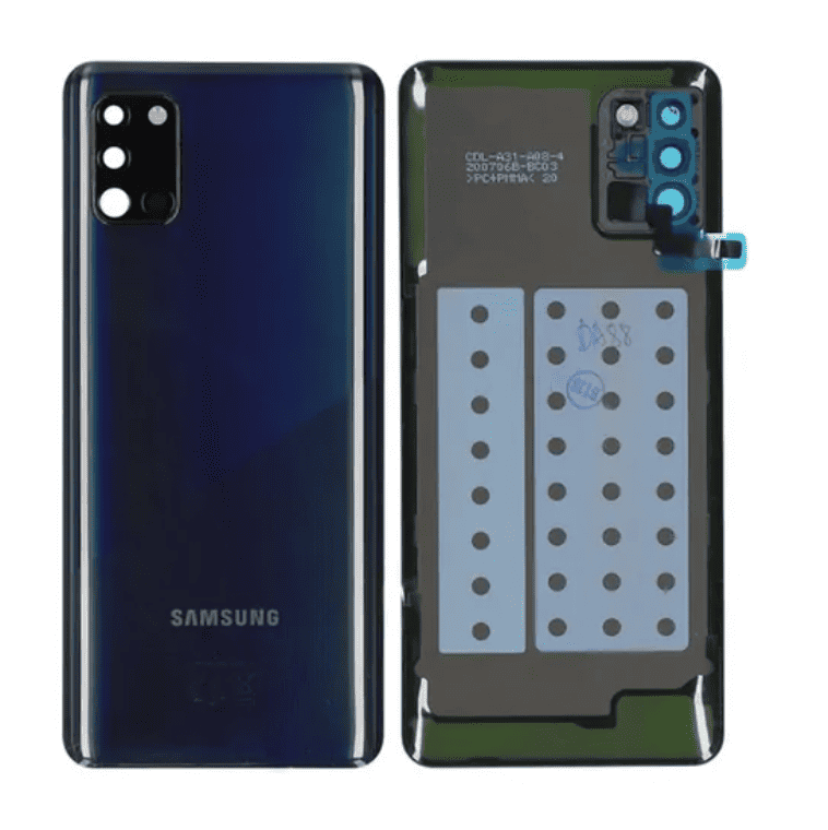 Back Cover with Camera Lens for A31 (Black)