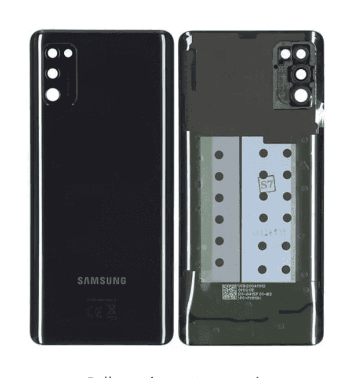 Back Cover with Camera Lens for A41 (Black)