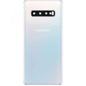 Back Cover With Camera Lens For Samsung Galaxy S10 Plus (Ceramic White)