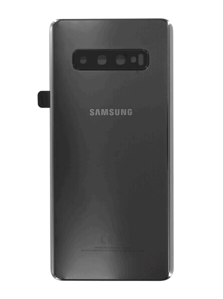 Back Cover With Camera Lens For Samsung Galaxy S10 Plus (Ceramic Black)