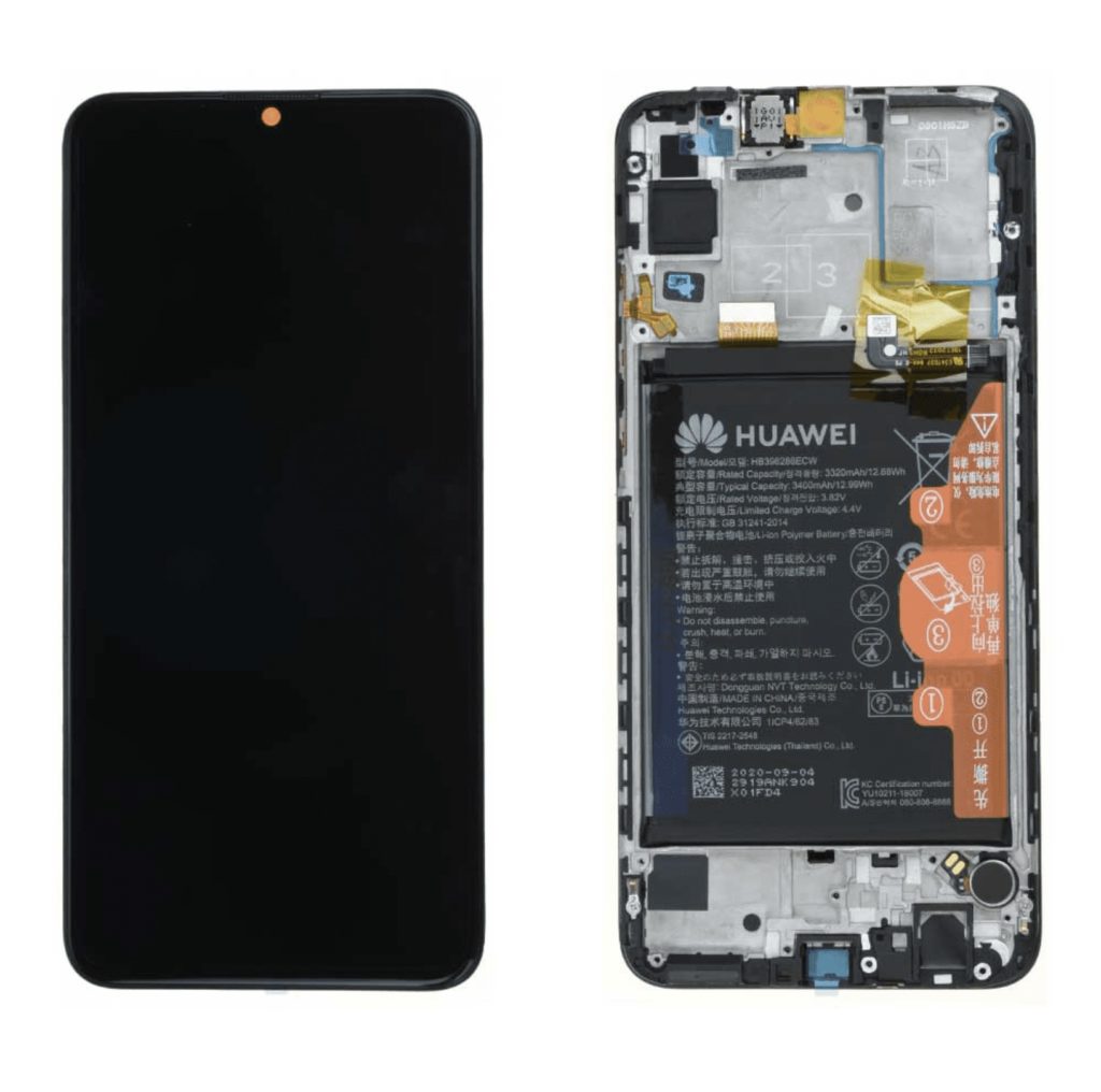 LCD Touchscreen – Black, Huawei P Smart 2020 - 02353RJT (Service Pack)
