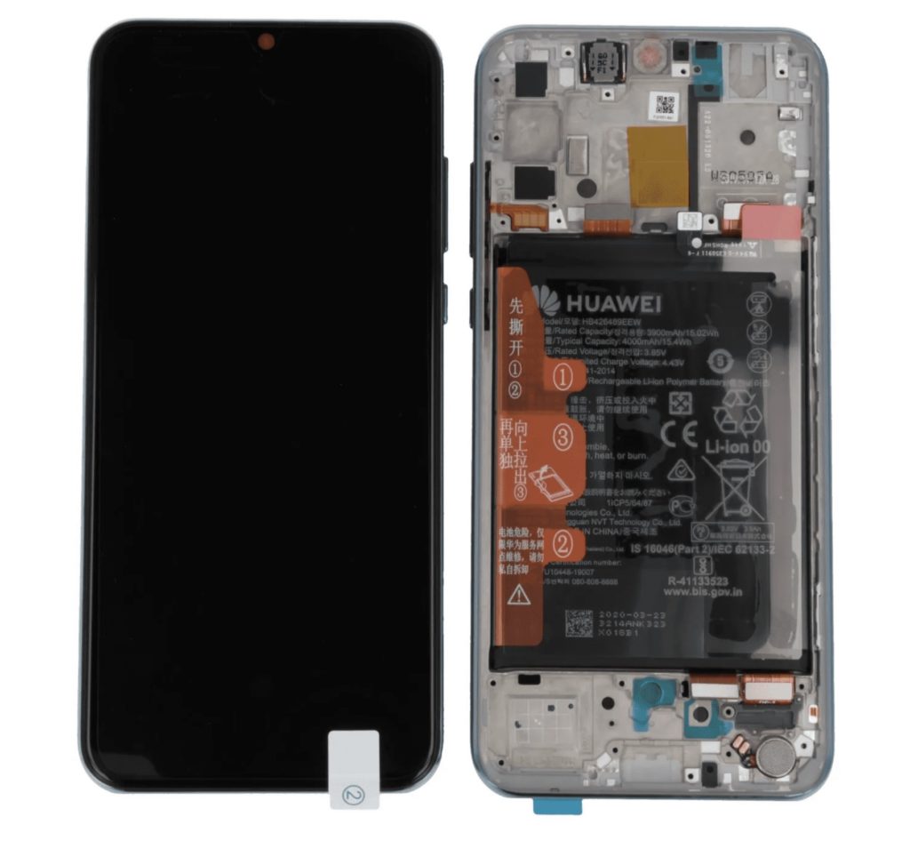 LCD Touchscreen – Crystal, Huawei P Smart S (Y8P) - 02353PNU (Service Pack)