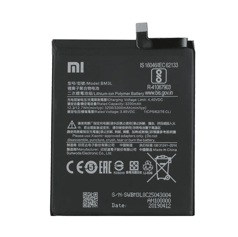 Replacement Battery For Xiaomi Mi 9