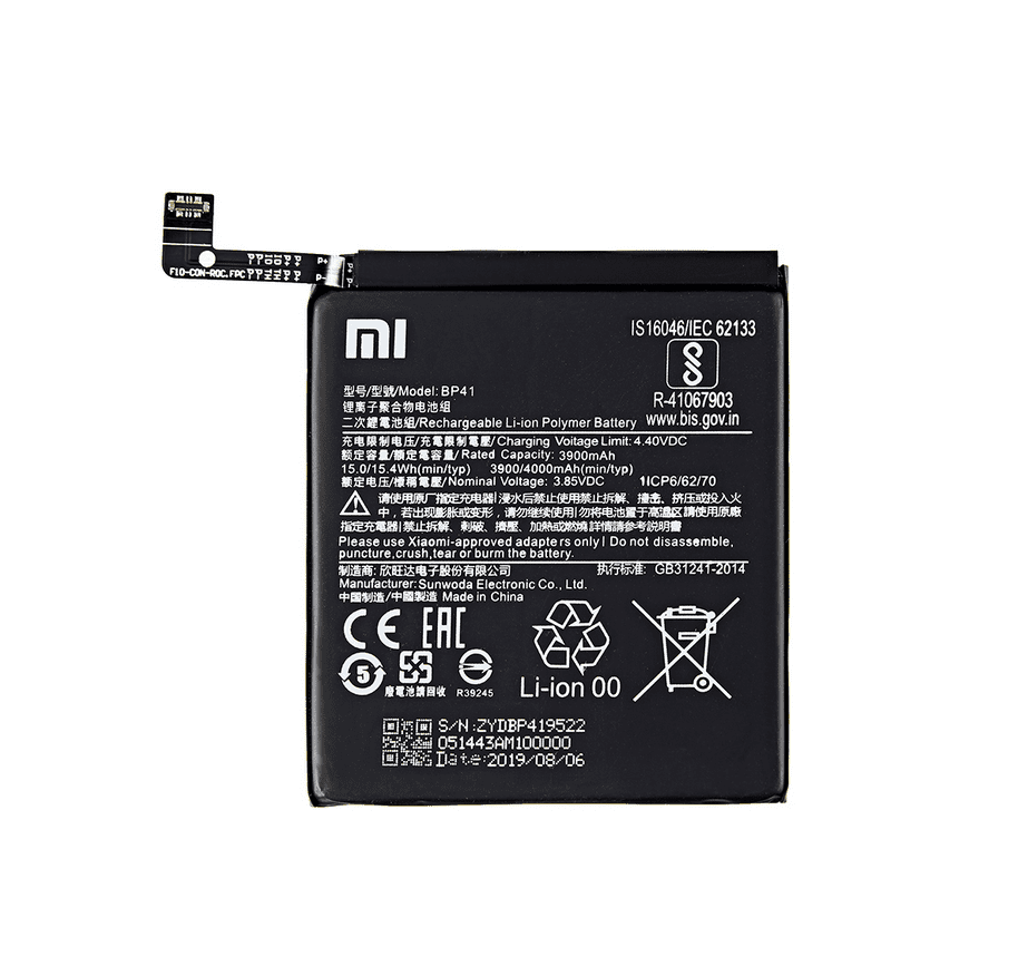 Replacement Battery For Xiaomi Mi 9T