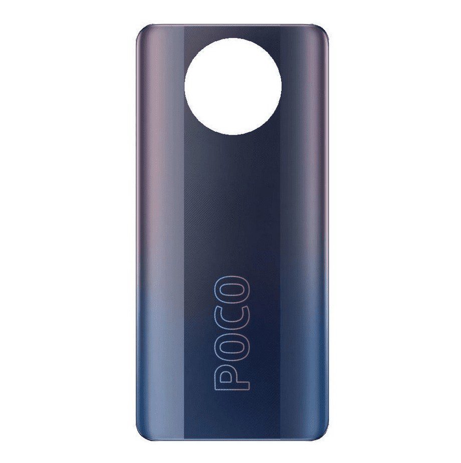 Back Cover For Xiaomi Poco X3 Pro (Black)