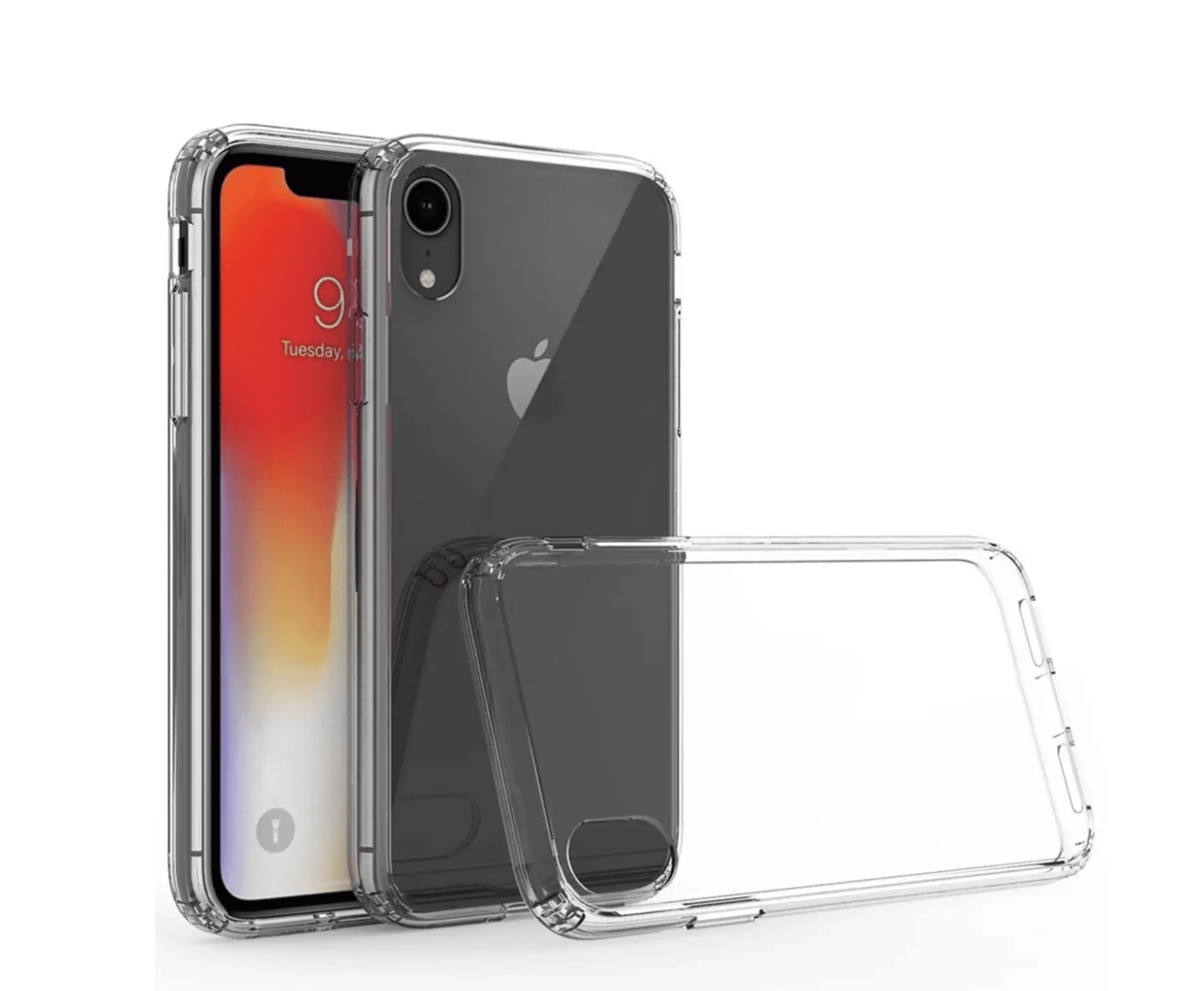 Transparent Hard Case for iPhone XR