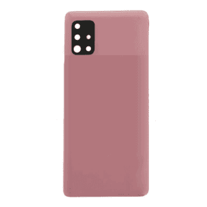 Back Cover with Camera Lens for Galaxy A51 5G (Pink)