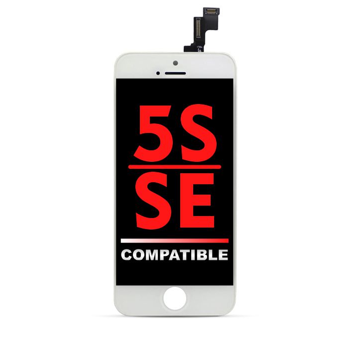 iPhone 5S/SE Compatible LCD Assembly White