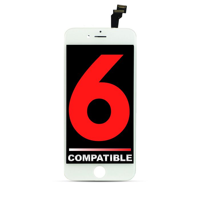 iPhone 6 Compatible LCD Assembly White