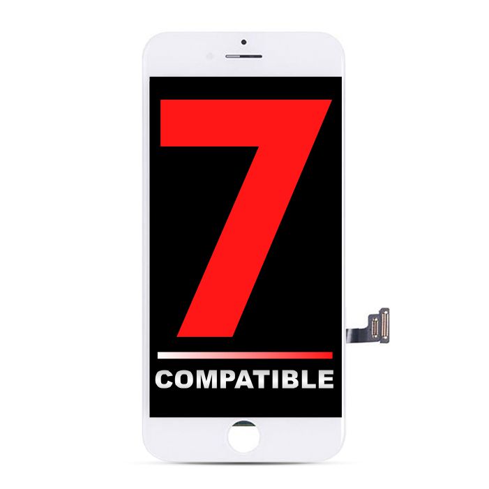 iPhone 7 Compatible LCD Assembly White
