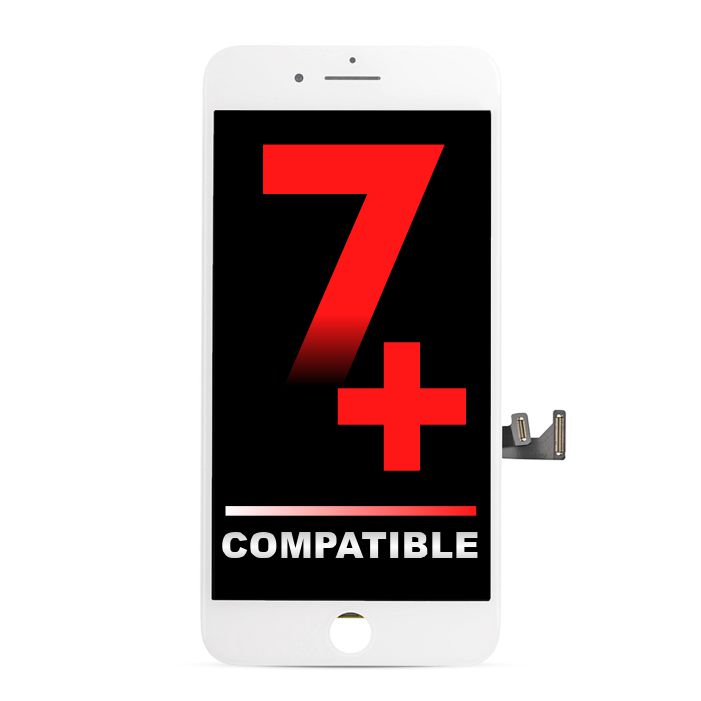 iPhone 7 Plus Compatible LCD Assembly White