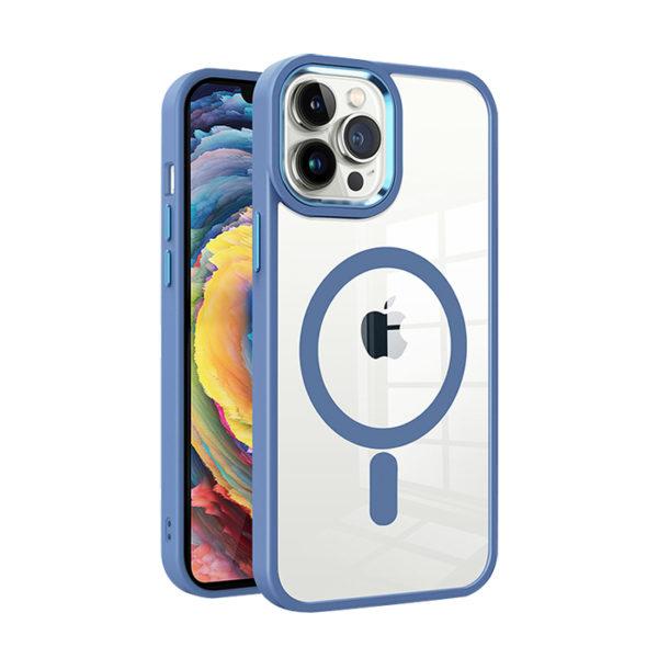 Blue Clear Case with Magsafe for iPhone 13 Pro Max – Ferrytelecom