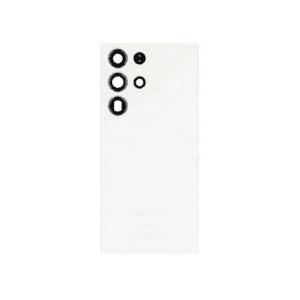 Back Cover Glass With Camera Lens for S23 Ultra (Cream)