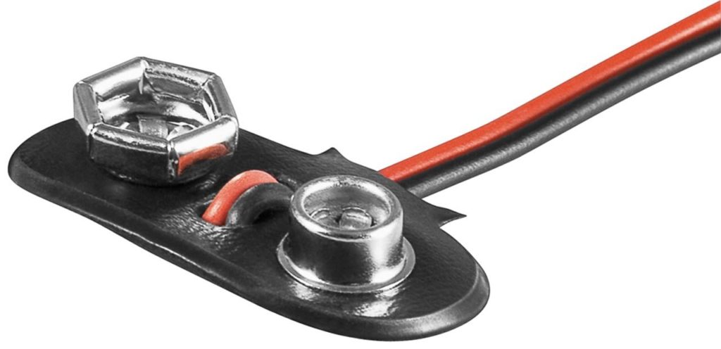 1x 9 V Block Battery Holder