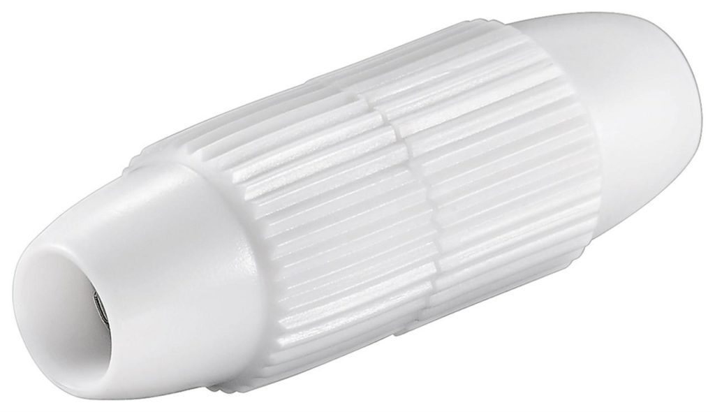 Coaxial Cable Connector with Screw Fixing