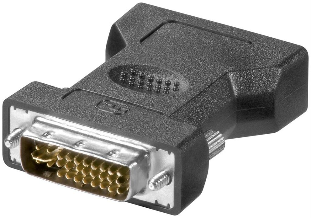 Analogue DVI-I/VGA Adapter, gold-plated