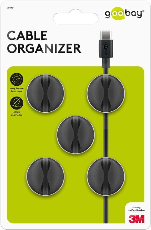 Cable Management 1 Slot, Black