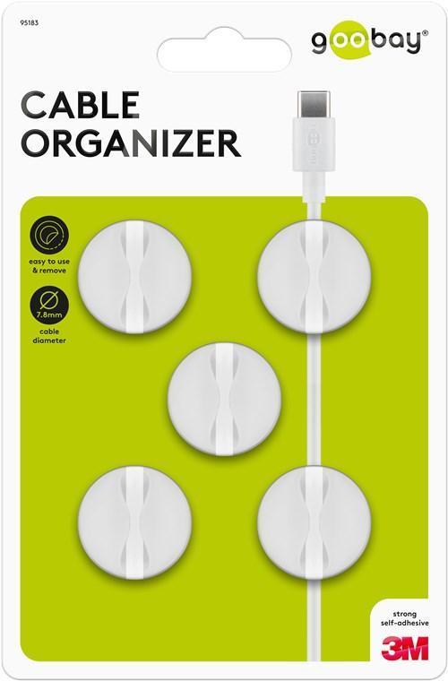 Cable Management 1 Slot, White