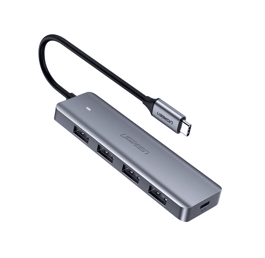 UGREEN USB-C 3.0 To 4 Ports HUB - Grey