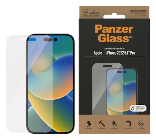 PanzerGlass Classic Fit (1 Piece), iPhone 14 Pro