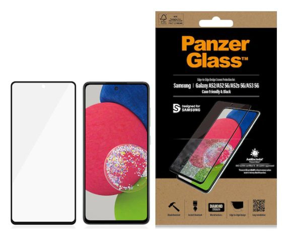 PanzerGlass Edge to Edge (1 Piece), Galaxy A52, Galaxy A52 5G