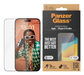 PanzerGlass Screen Protector (1 Piece), iPhone 15 Pro Max