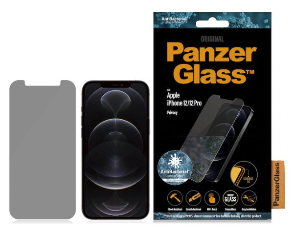 PanzerGlass Screen Protector Privacy (1 Piece), iPhone 12, iPhone 12 Pro