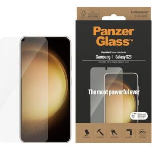 PanzerGlass Screen Protector Ultra Wide Fit Galaxy S23 (1 Piece), Galaxy S23