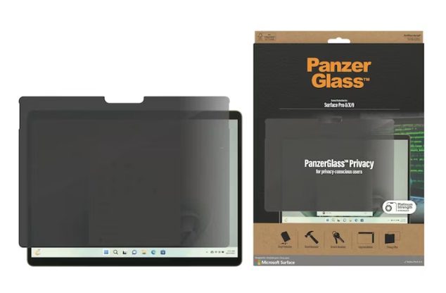 PanzerGlass Tablet Protector Privacy Surface Pro 8, 9 and X Gen. 13 (1 Piece), Microsoft Surface Pro 8, Microsoft Surface Pro X