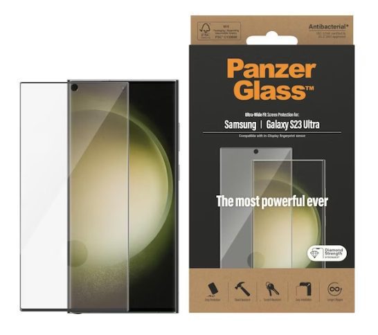 PanzerGlass Ultra Wide Fit (1 Piece), Galaxy S23 Ultra