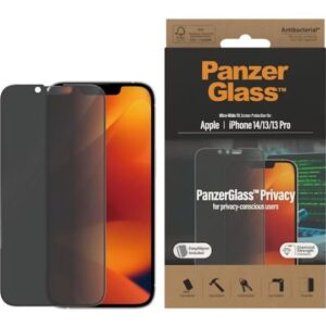 PanzerGlass Ultra-Wide Fit Privacy (1 Piece), iPhone 14, iPhone 13 Pro, iPhone 13