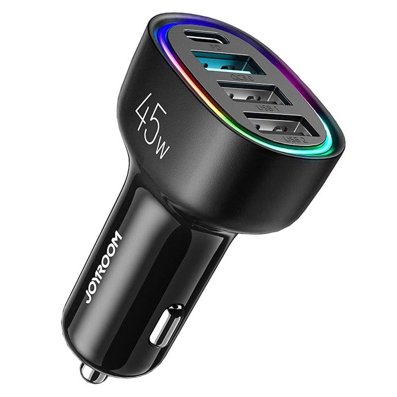 Joyroom 45W 4-port Car Charger-Black (JR-CL09)