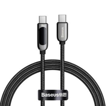 Baseus Display Fast Charging Data Cable Type-C to Type-C 100W 1m Black