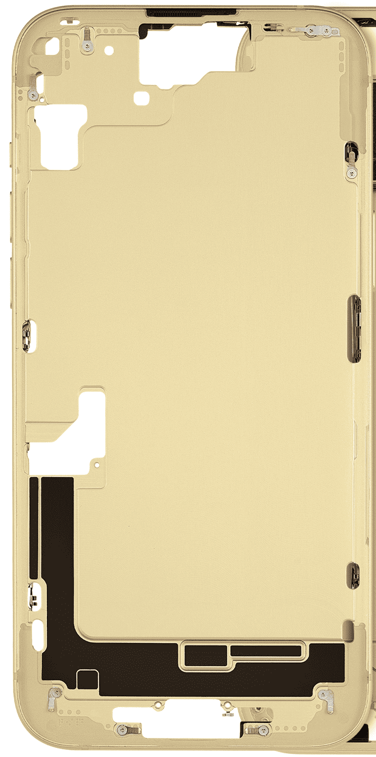 Middle Frame for iPhone 15 Plus (Yellow)