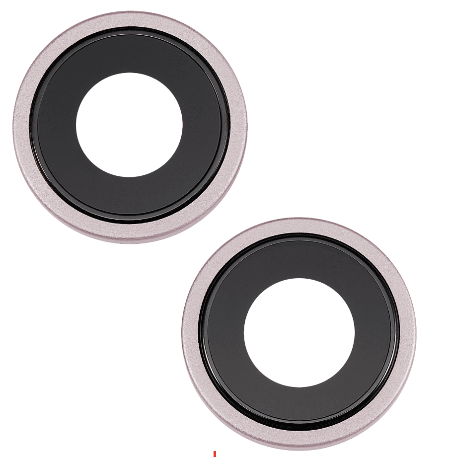 Back Camera Lens With Bracket & Bezel for iPhone 15 / 15 Plus (Pink)