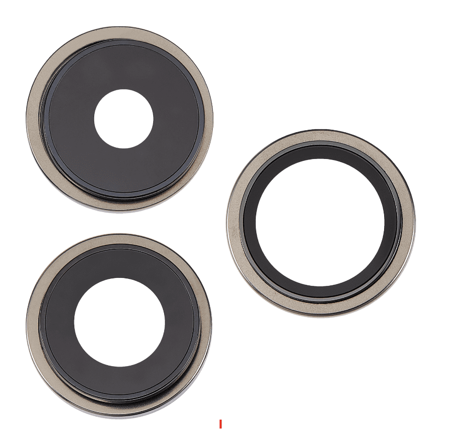 Back Camera Lens With Bracket & Bezel for iPhone 15 Pro (Natural Titanium)