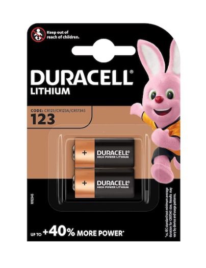 DURACELL Lithium CR123A - (2 pcs)