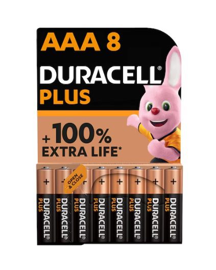 DURACELL Plus MN2400 AAA - (8 pcs)
